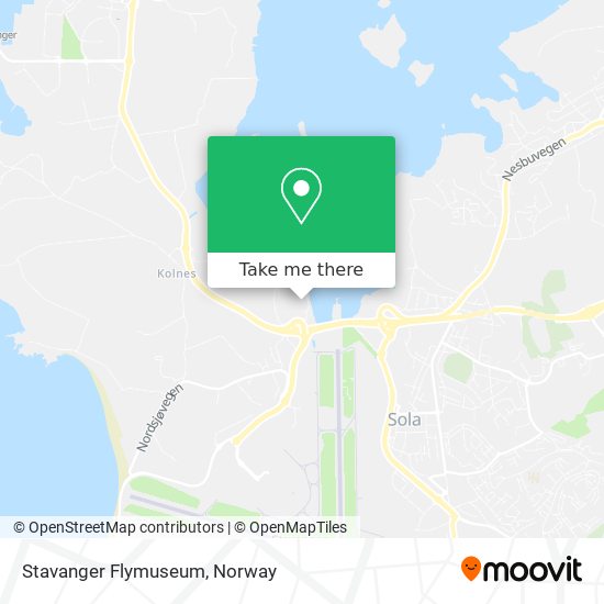 Stavanger Flymuseum map
