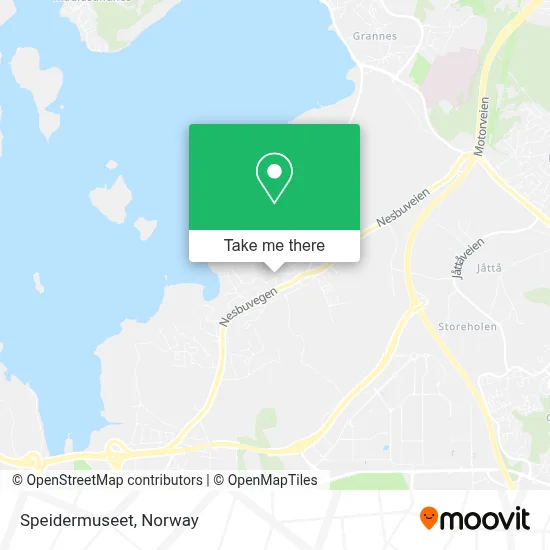 Speidermuseet map