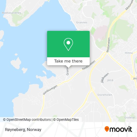 Røyneberg map