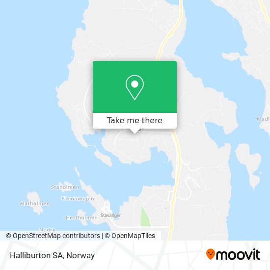 Halliburton SA map