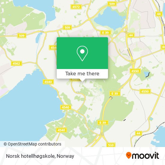 Norsk hotellhøgskole map