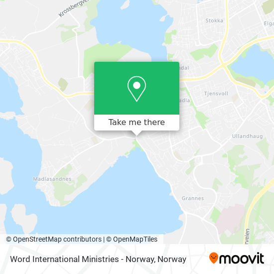 Word International Ministries - Norway map