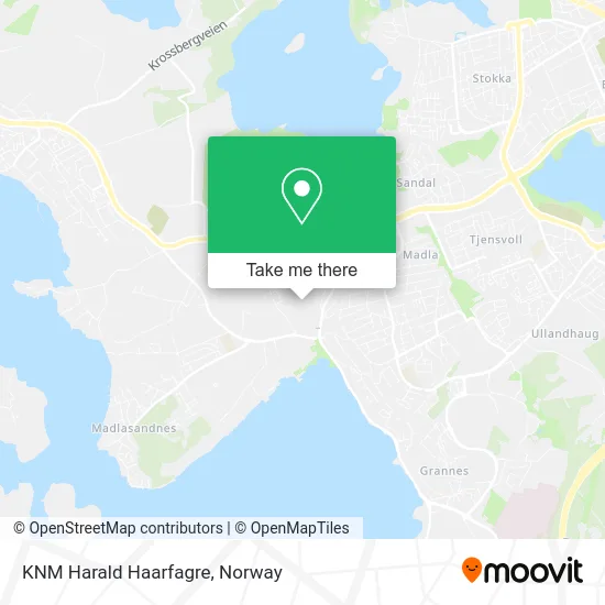 KNM Harald Haarfagre map