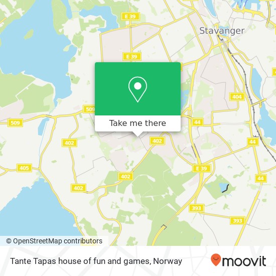 Tante Tapas house of fun and games map