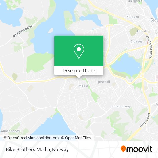 Bike Brothers Madla map