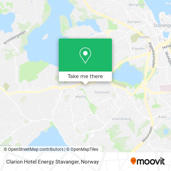 Clarion Hotel Energy Stavanger map