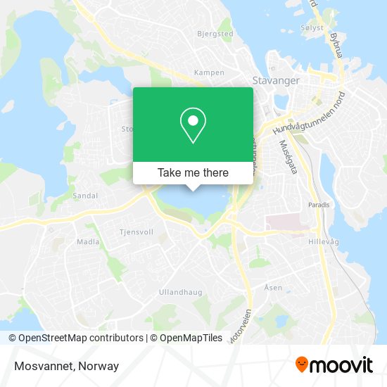 Mosvannet map