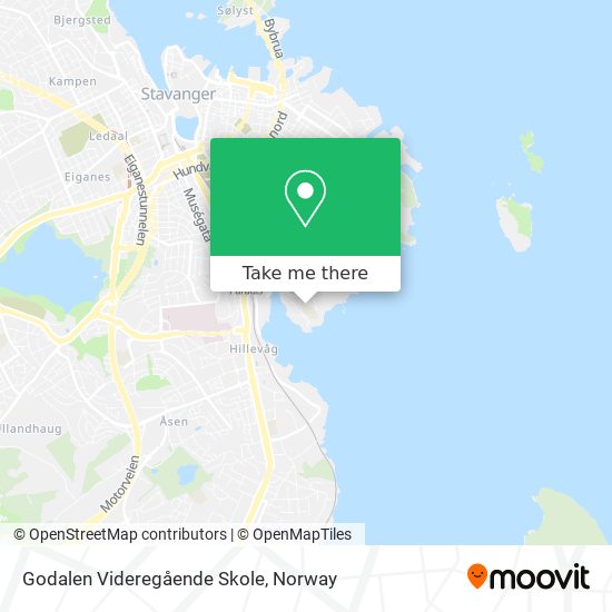 Godalen Videregående Skole map
