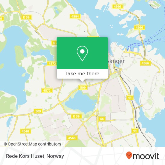 Røde Kors Huset map