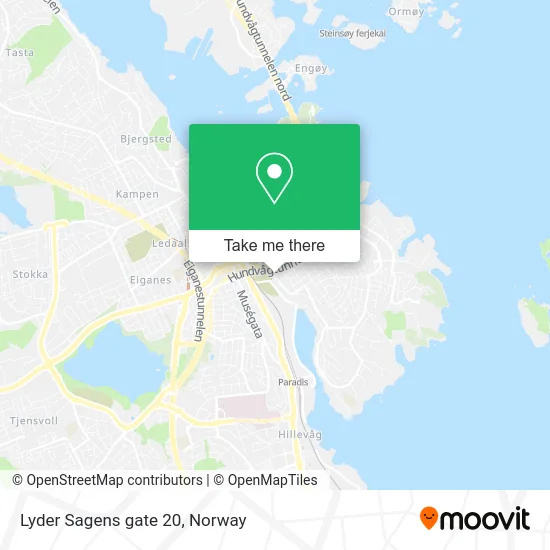 Lyder Sagens gate 20 map