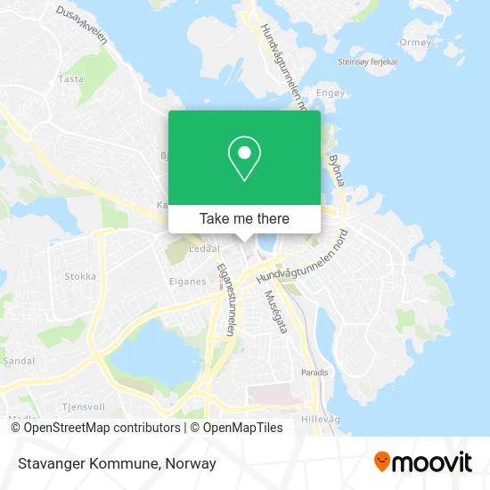 Stavanger Kommune map