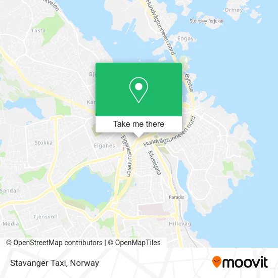 Stavanger Taxi map