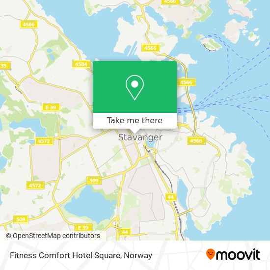 Fitness Comfort Hotel Square map