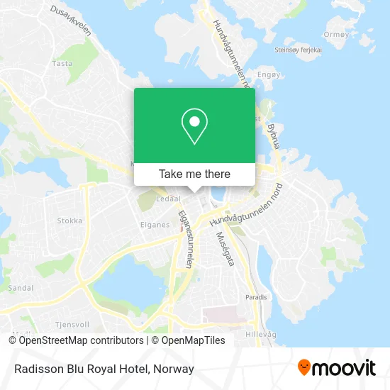Radisson Blu Royal Hotel map