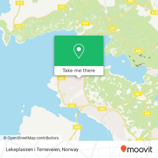 Lekeplassen i Terneveien map