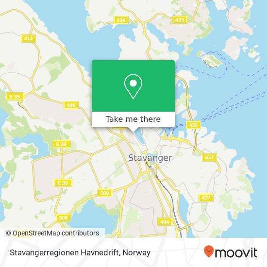 Stavangerregionen Havnedrift map