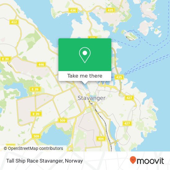 Tall Ship Race Stavanger map
