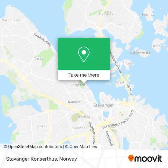 Stavanger Konserthus map