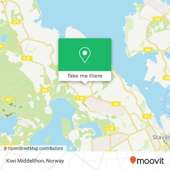 Kiwi Middelthon map