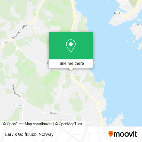 Larvik Golfklubb map