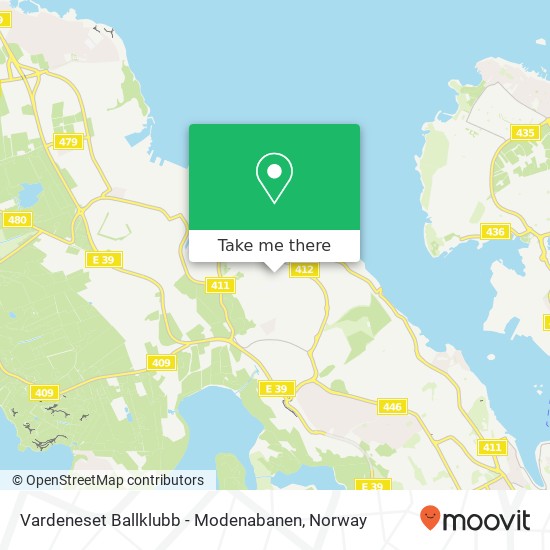 Vardeneset Ballklubb - Modenabanen map