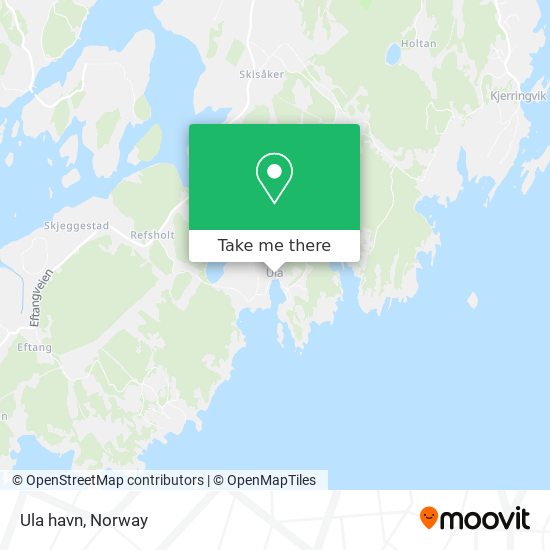 Ula havn map