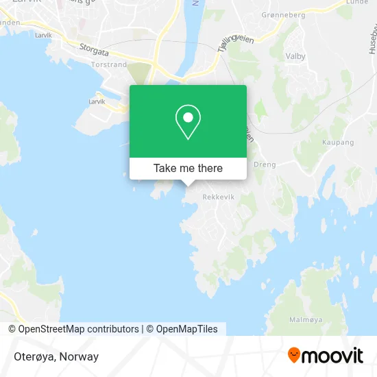Oterøya map
