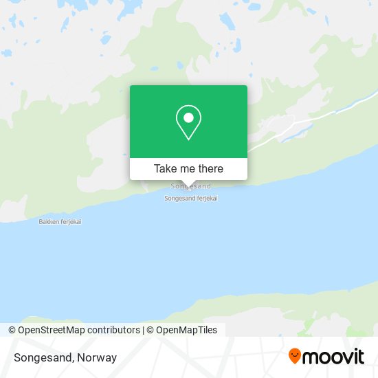 Songesand map