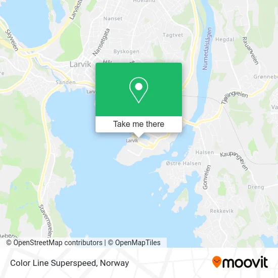 Color Line Superspeed map