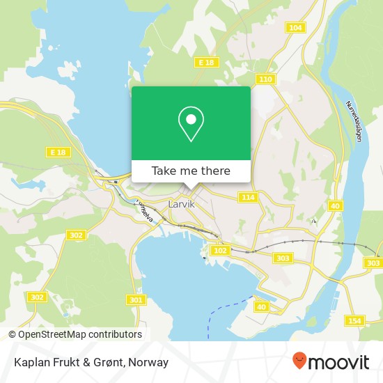 Kaplan Frukt & Grønt map