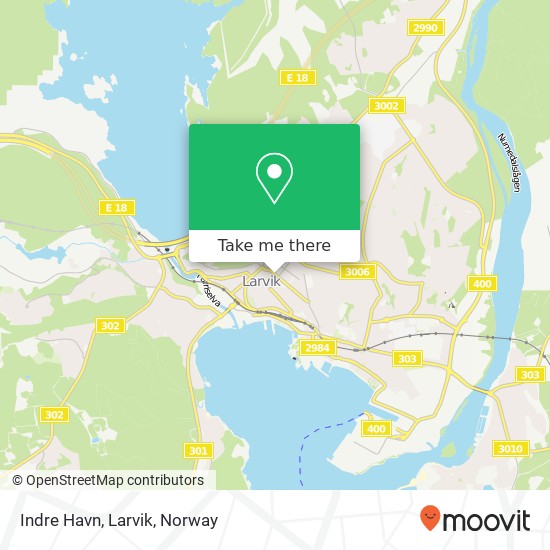 Indre Havn, Larvik map