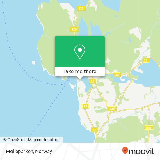 Mølleparken map