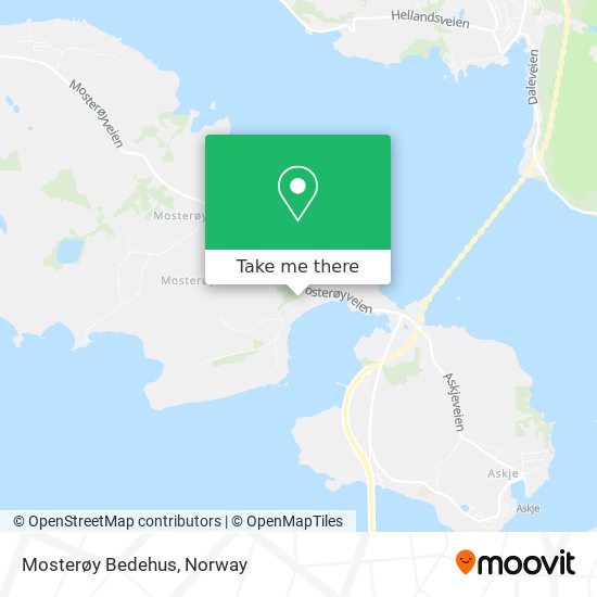 Mosterøy Bedehus map