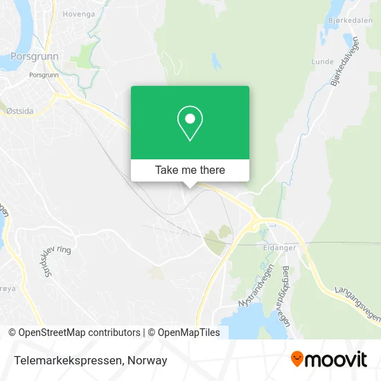 Telemarkekspressen map