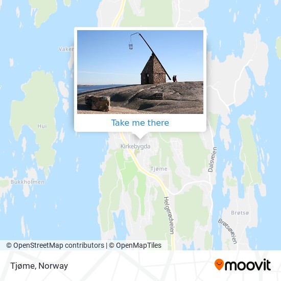 Tjøme map