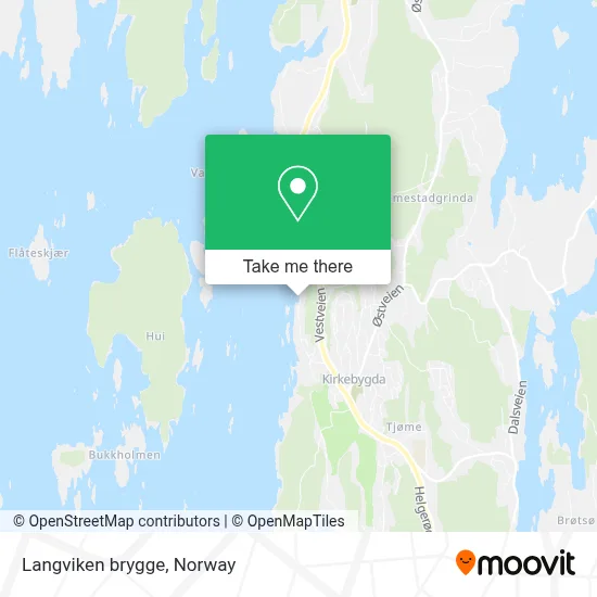 Langviken brygge map