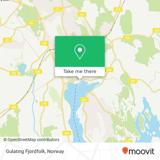 Gulating Fjordfolk map