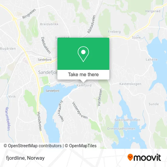 fjordline map