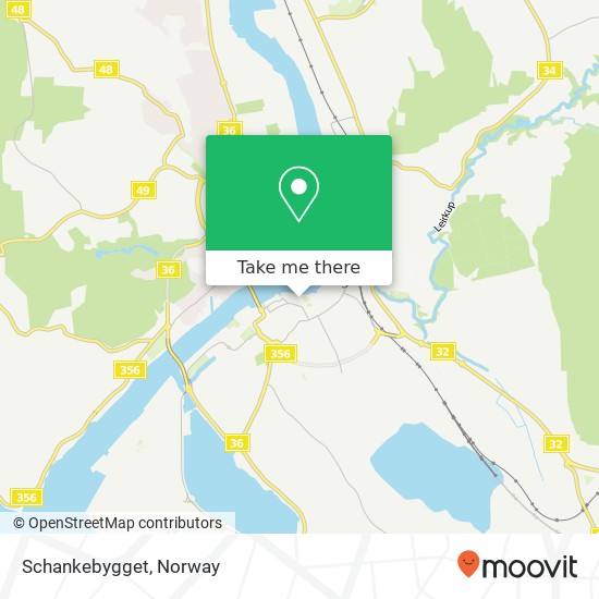 Schankebygget map