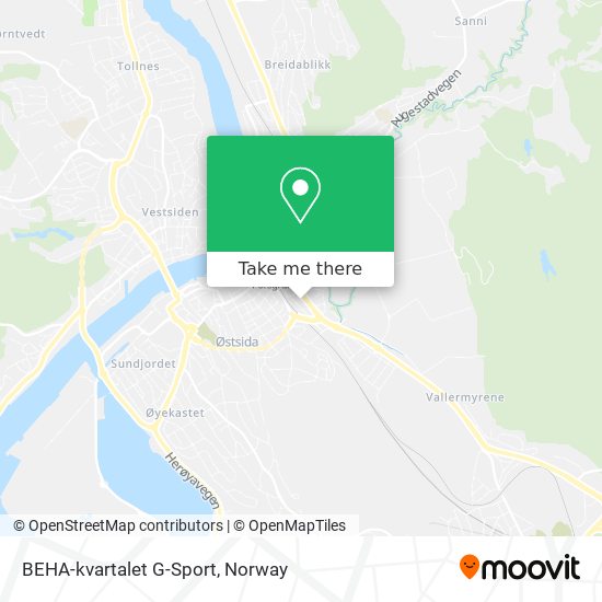 BEHA-kvartalet G-Sport map