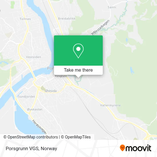 Porsgrunn VGS map