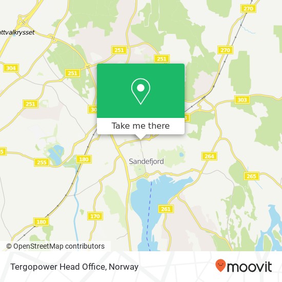 Tergopower Head Office map