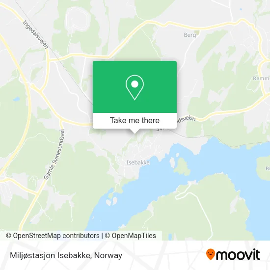 Miljøstasjon Isebakke map