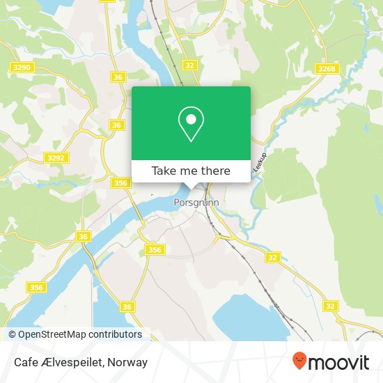 Cafe Ælvespeilet map
