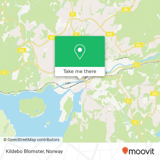 Kildebo Blomster map