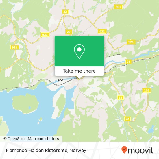 Flamenco Halden Ristorsnte map