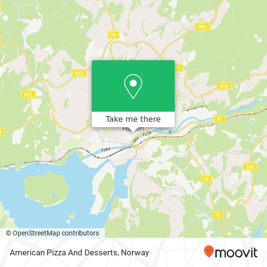 American Pizza And Desserts map