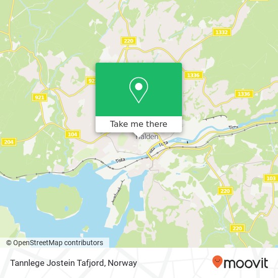 Tannlege Jostein Tafjord map