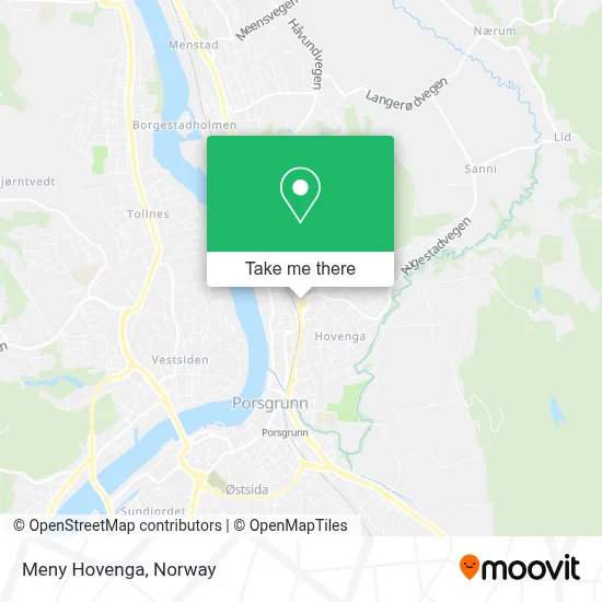 Meny Hovenga map