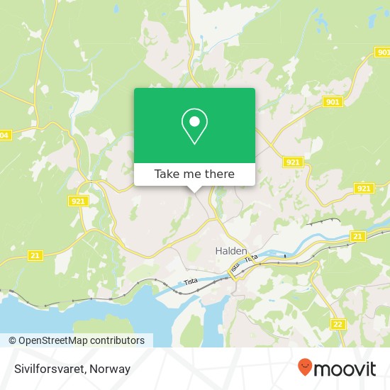 Sivilforsvaret map